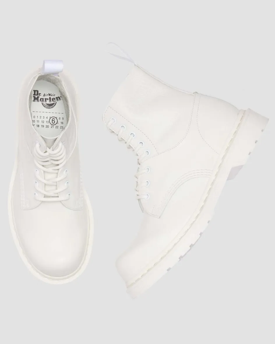 Dr. Martens Collaborations|Collaborations*1460 TWIST MM6 in White WHITE+OPTICAL WHITE