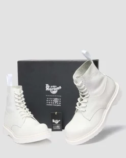 Dr. Martens Collaborations|Collaborations*1460 TWIST MM6 in White WHITE+OPTICAL WHITE