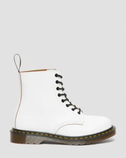 Dr. Martens Last Chance Styles|Last Chance Styles*1460 Vintage Made in England Lace Up Boots in White White — Quilon
