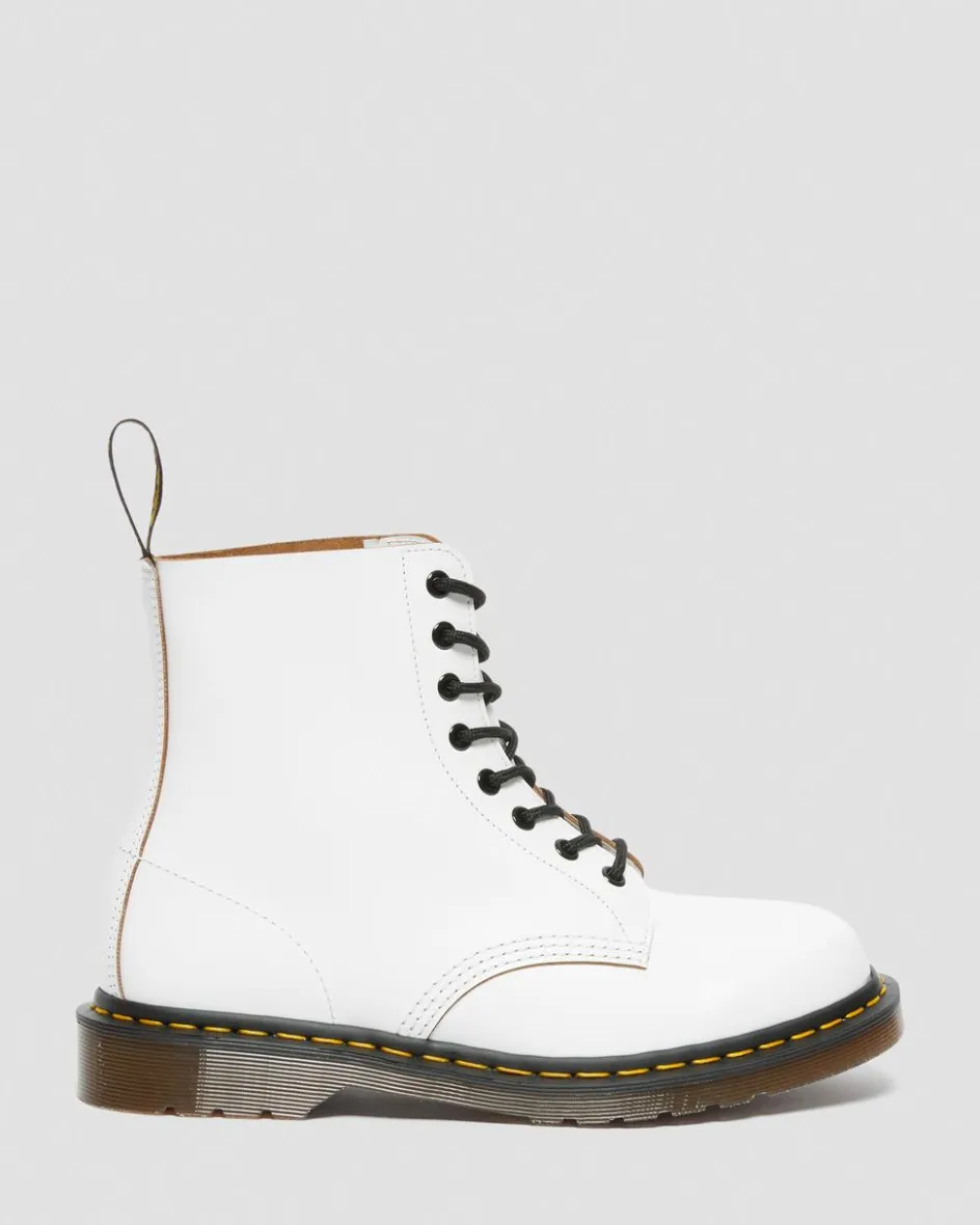 Dr. Martens Last Chance Styles|Last Chance Styles*1460 Vintage Made in England Lace Up Boots in White White — Quilon