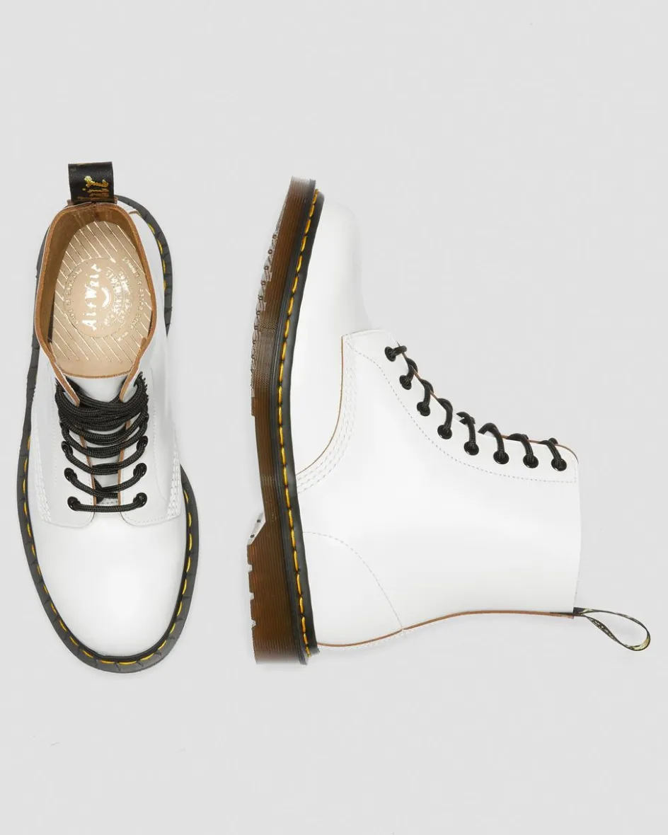 Dr. Martens Last Chance Styles|Last Chance Styles*1460 Vintage Made in England Lace Up Boots in White White — Quilon