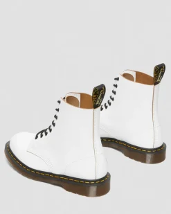 Dr. Martens Last Chance Styles|Last Chance Styles*1460 Vintage Made in England Lace Up Boots in White White — Quilon