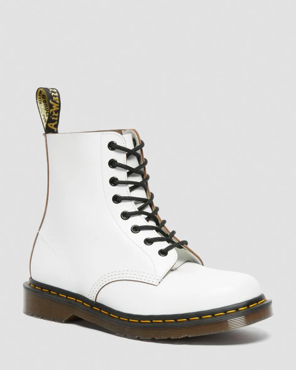 Dr. Martens Last Chance Styles|Last Chance Styles*1460 Vintage Made in England Lace Up Boots in White White — Quilon