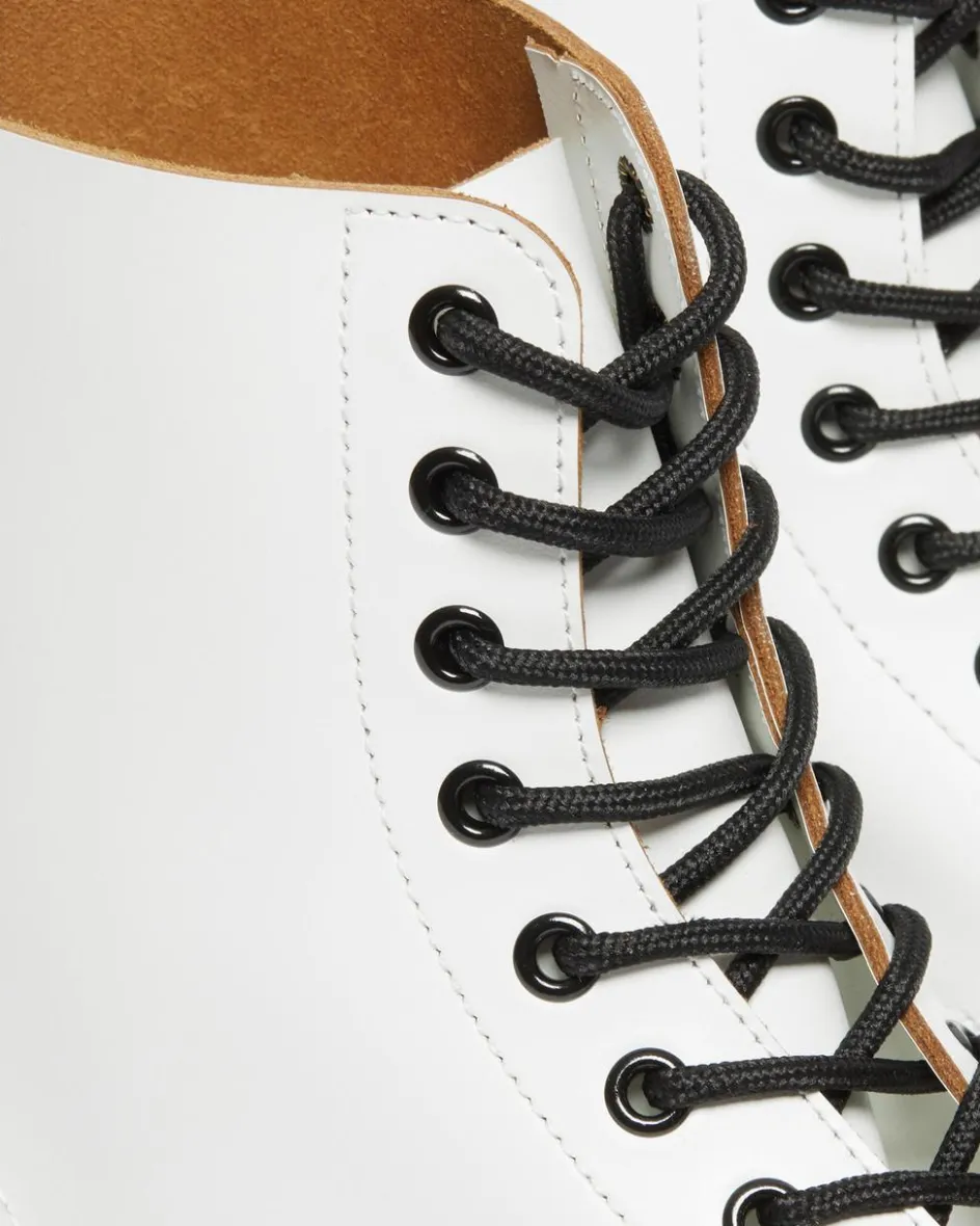 Dr. Martens Last Chance Styles|Last Chance Styles*1460 Vintage Made in England Lace Up Boots in White White — Quilon