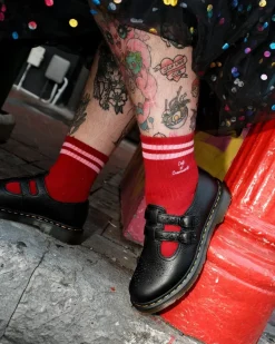 Dr. Martens Originals|Shoes*8065 Virginia Leather Mary Jane Shoes in Black Black — Virginia