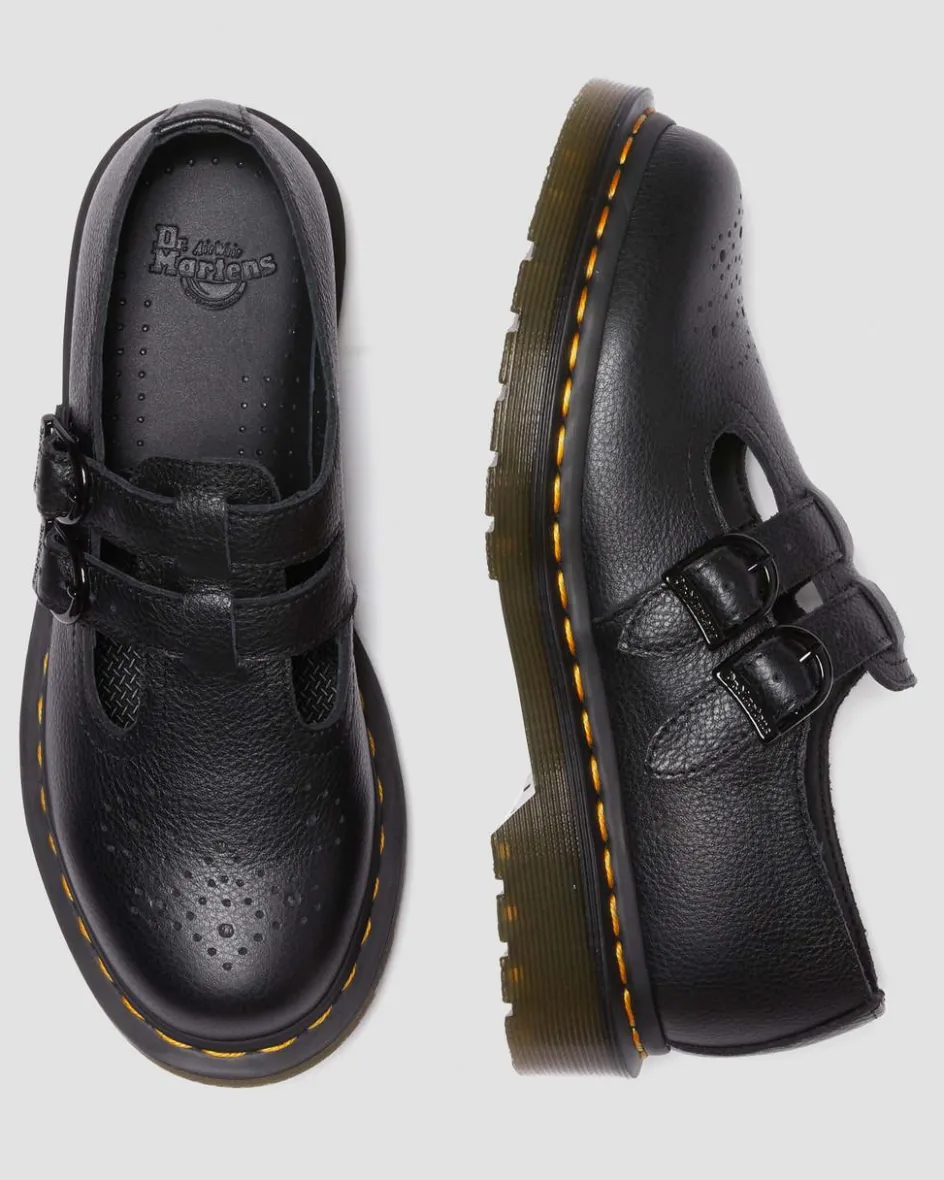 Dr. Martens Originals|Shoes*8065 Virginia Leather Mary Jane Shoes in Black Black — Virginia