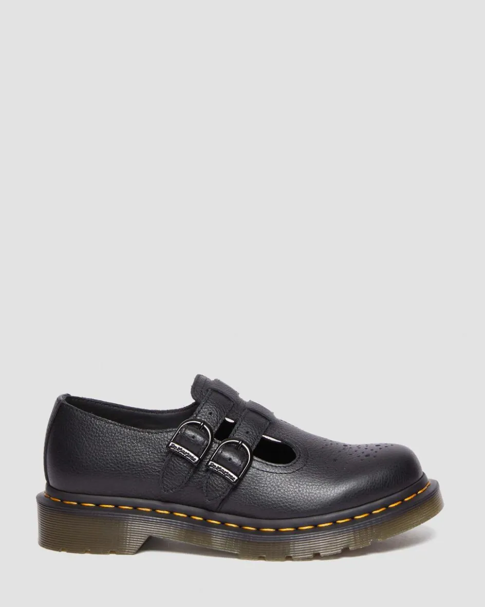 Dr. Martens Originals|Shoes*8065 Virginia Leather Mary Jane Shoes in Black Black — Virginia