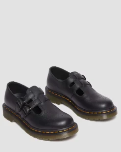 Dr. Martens Originals|Shoes*8065 Virginia Leather Mary Jane Shoes in Black Black — Virginia