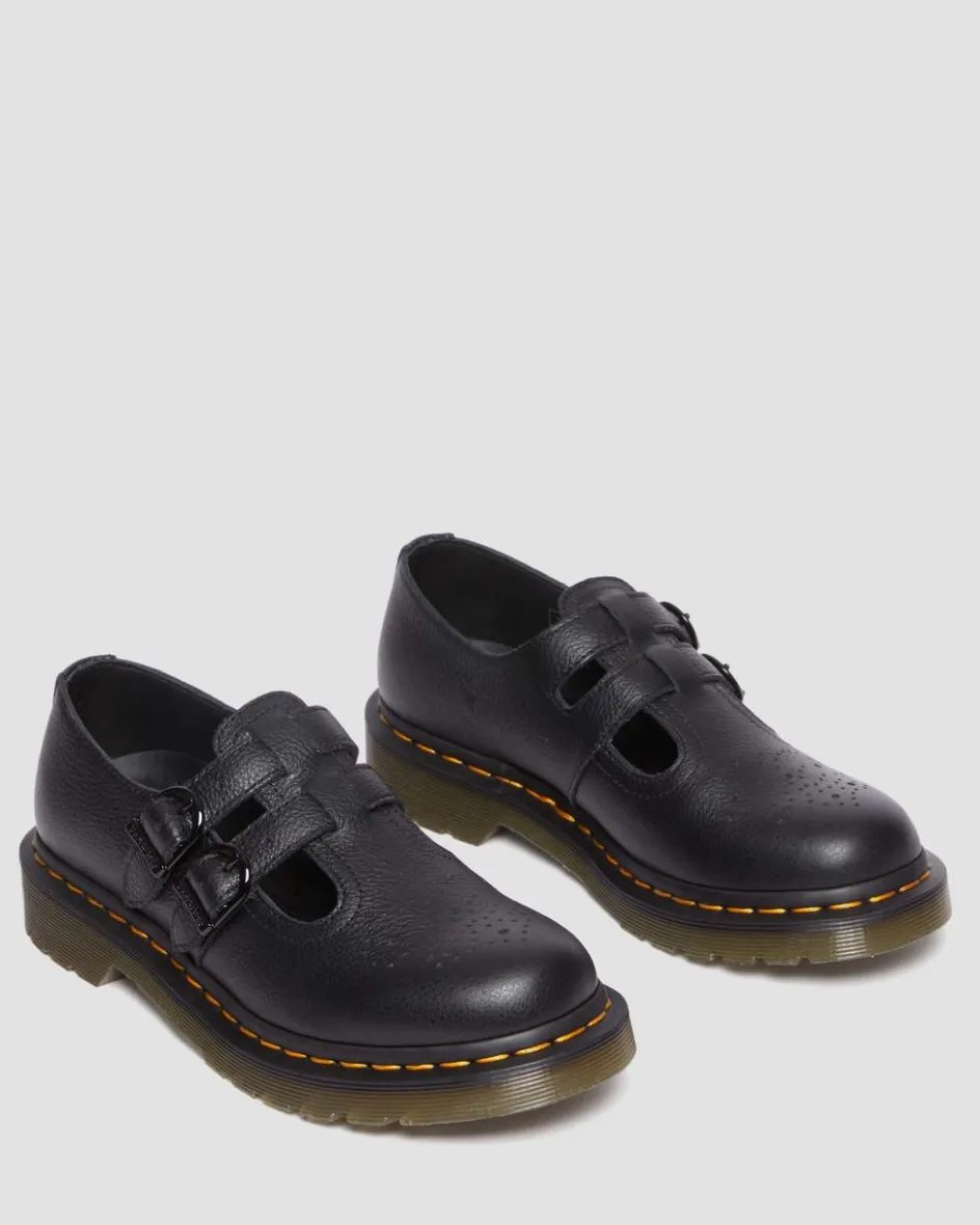 Dr. Martens Originals|Shoes*8065 Virginia Leather Mary Jane Shoes in Black Black — Virginia