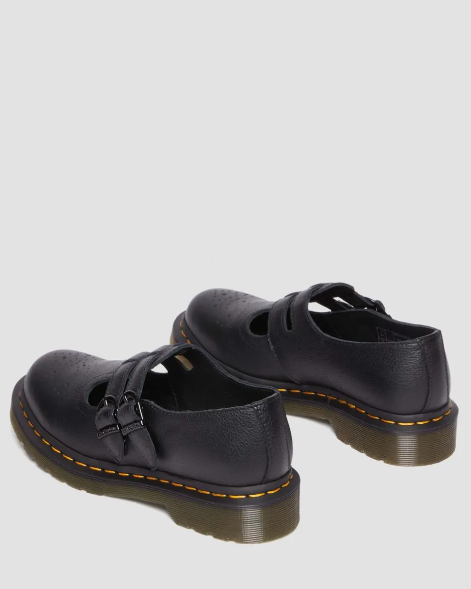 Dr. Martens Originals|Shoes*8065 Virginia Leather Mary Jane Shoes in Black Black — Virginia