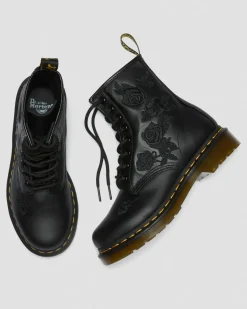 Dr. Martens Originals|New And Featured*1460 Vonda Mono Women's Floral Boots in Black Black — Softy T