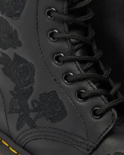 Dr. Martens Originals|New And Featured*1460 Vonda Mono Women's Floral Boots in Black Black — Softy T