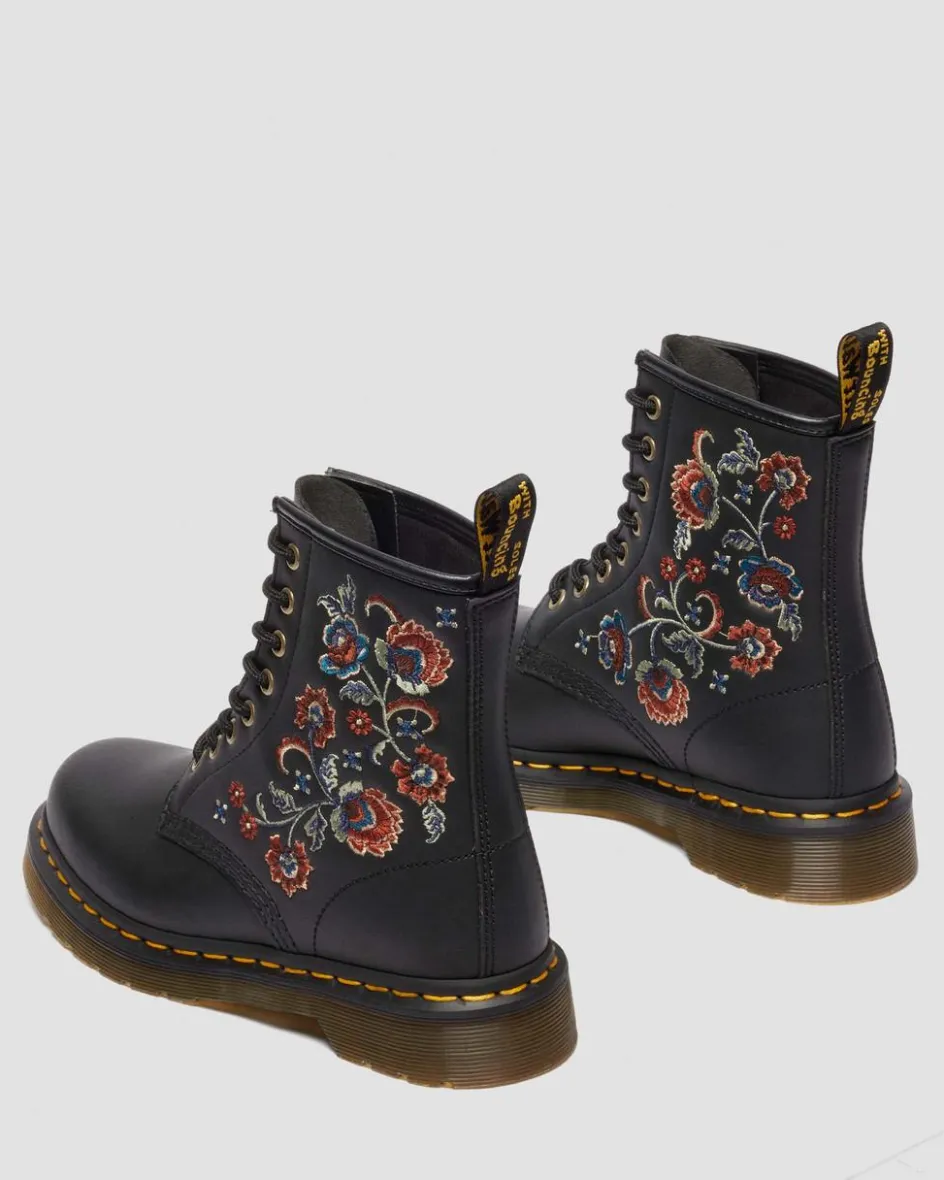 Dr. Martens Last Chance Styles*1460 VONDA TF in Black Black — Genix Nappa