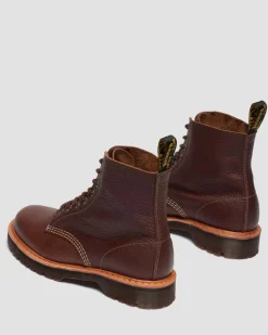 Dr. Martens New And Featured|Boots*1460 Wild Grain Leather Boots in Sepia Brown SEPIA BROWN — Wild Grain