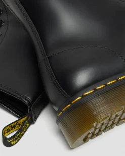 Dr. Martens Originals|New And Featured*1460 Women's Smooth Leather Lace Up Boots in Black Black — Smooth Leather