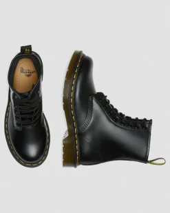 Dr. Martens Originals|New And Featured*1460 Women's Smooth Leather Lace Up Boots in Black Black — Smooth Leather