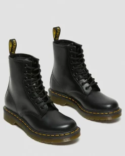 Dr. Martens Originals|New And Featured*1460 Women's Smooth Leather Lace Up Boots in Black Black — Smooth Leather