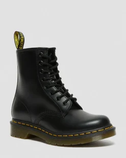 Dr. Martens Originals|New And Featured*1460 Women's Smooth Leather Lace Up Boots in Black Black — Smooth Leather