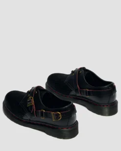 Dr. Martens Shoes|New And Featured*1461 Year Of The Horse Leather Shoes in Black Black — Smooth + Classic Hair On