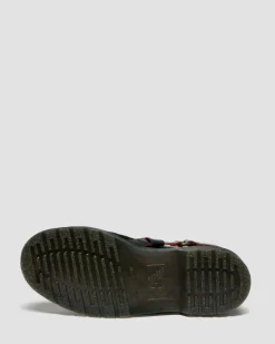 Dr. Martens Shoes|New And Featured*1461 Year Of The Horse Leather Shoes in Black Black — Smooth + Classic Hair On