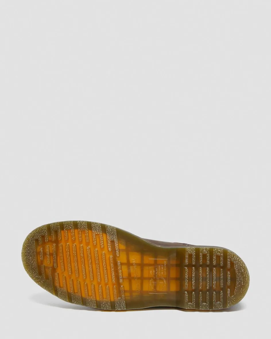 Dr. Martens Originals|Boots*2976 Yellow Stitch Crazy Horse Leather Chelsea Boots in Dark Brown Dark Brown — Crazy Horse