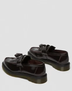 Dr. Martens Shoes|New And Featured*Adrian Arcadia Leather Tassel Loafers in Cherry Red Arcadia Cherry Red Arcadia — Arcadia