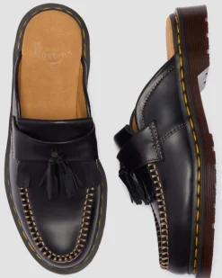 Dr. Martens Mules|Shoes*Adrian Leather Mules in Black Black — Orleans