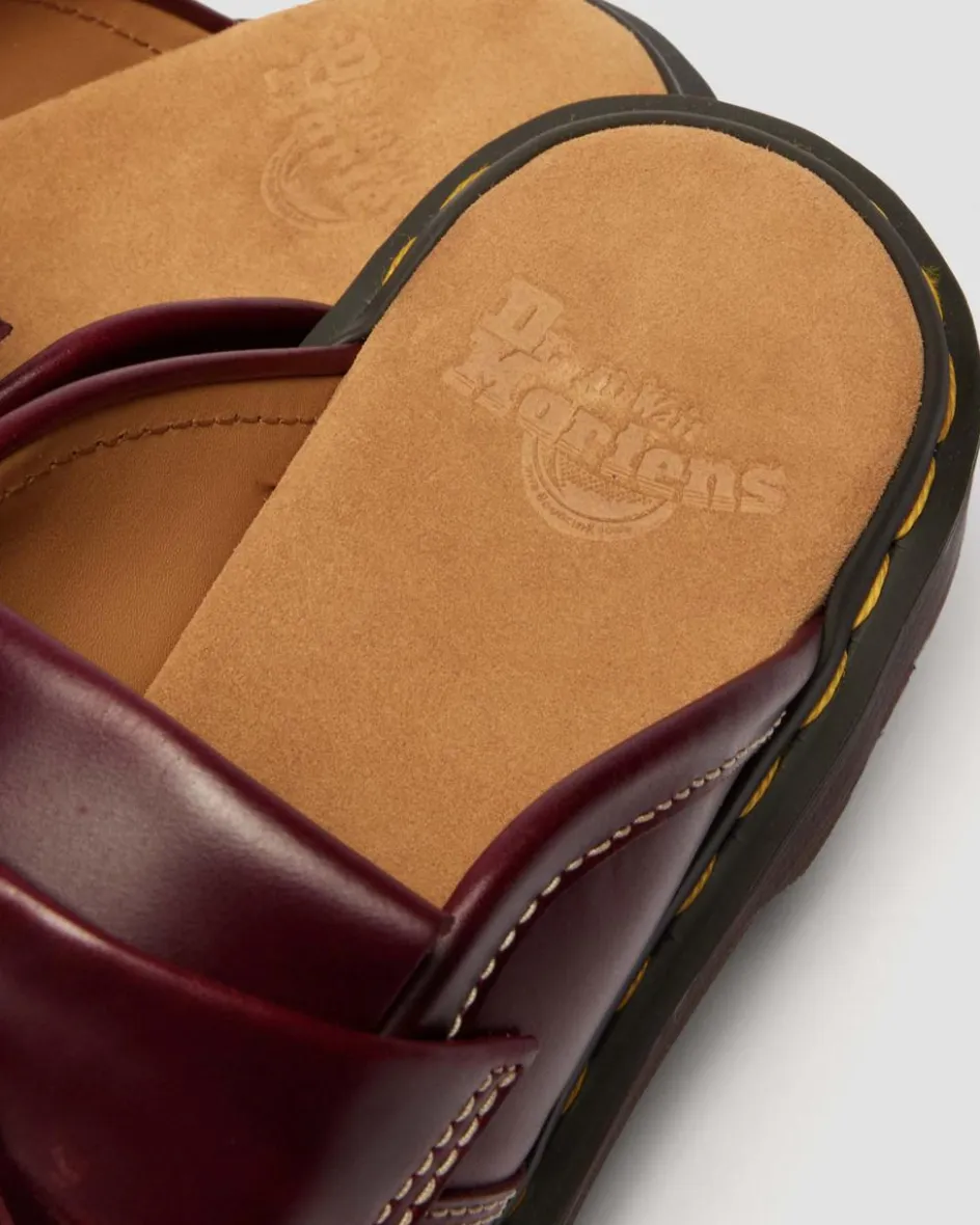 Dr. Martens Mules|Shoes*Adrian Leather Mules in Cherry Red CHERRY RED — Orleans