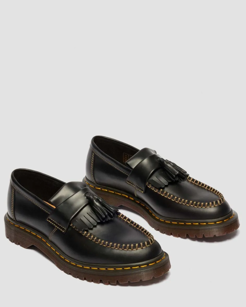 Dr. Martens Shoes|New And Featured*Adrian Orleans Leather Tassel Loafers in Black Black — Orleans