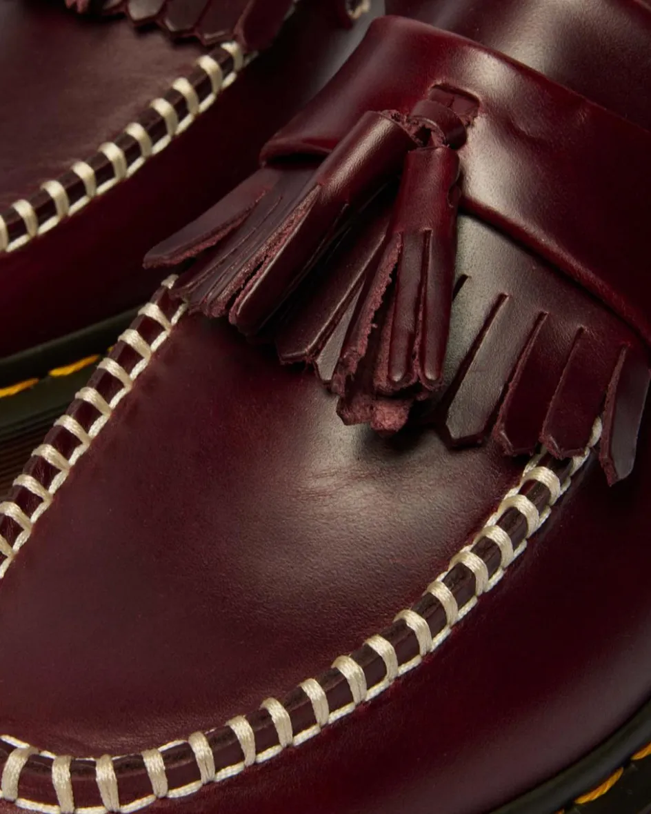 Dr. Martens Shoes|New And Featured*Adrian Orleans Leather Tassel Loafers in Cherry Red CHERRY RED — Orleans