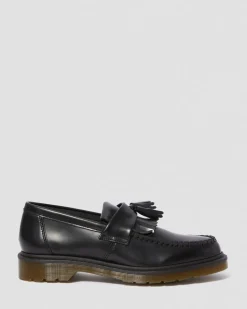 Dr. Martens Shoes|New And Featured*Adrian Smooth in Black Black — Polished Smooth