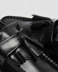 Dr. Martens Shoes|New And Featured*Adrian Smooth in Black Black — Polished Smooth