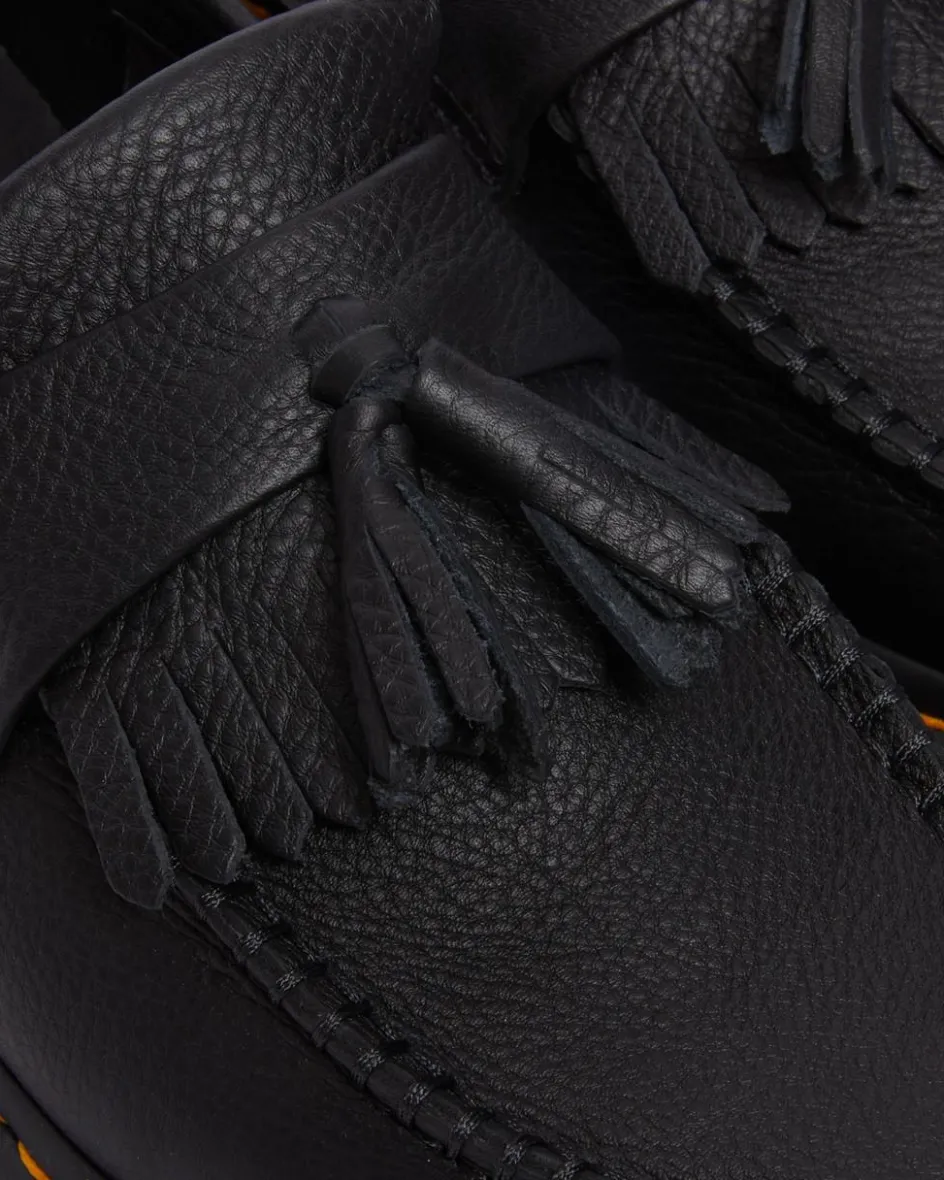 Dr. Martens Originals|Shoes*Adrian Women's Virginia Leather Tassel Loafers in Black Black — Virginia