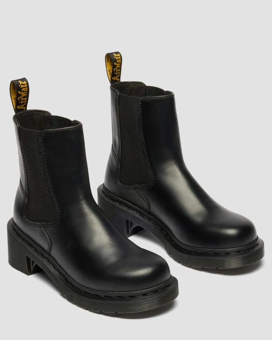 Dr. Martens New And Featured|Boots*Alderstone Orleans Leather Chelsea Boots in Black Black — Orleans