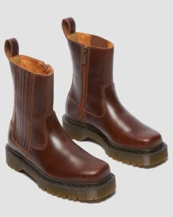 Dr. Martens Last Chance Styles*Amaayah Lo Leather Boots in Butterscotch Butterscotch — Orleans