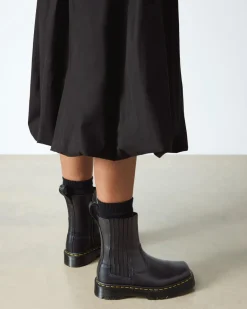 Dr. Martens Last Chance Styles*Amaayah Lo Leather Boots in Black Black — Orleans
