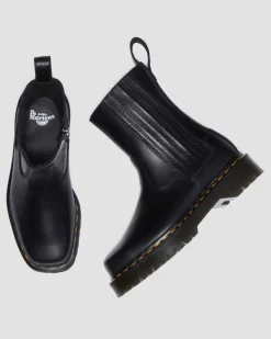 Dr. Martens Last Chance Styles*Amaayah Lo Leather Boots in Black Black — Orleans