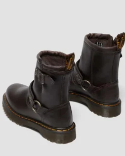 Dr. Martens Last Chance Styles|Last Chance Styles*Anistone Harness in Dark Brown Dark Brown — Crazy Horse