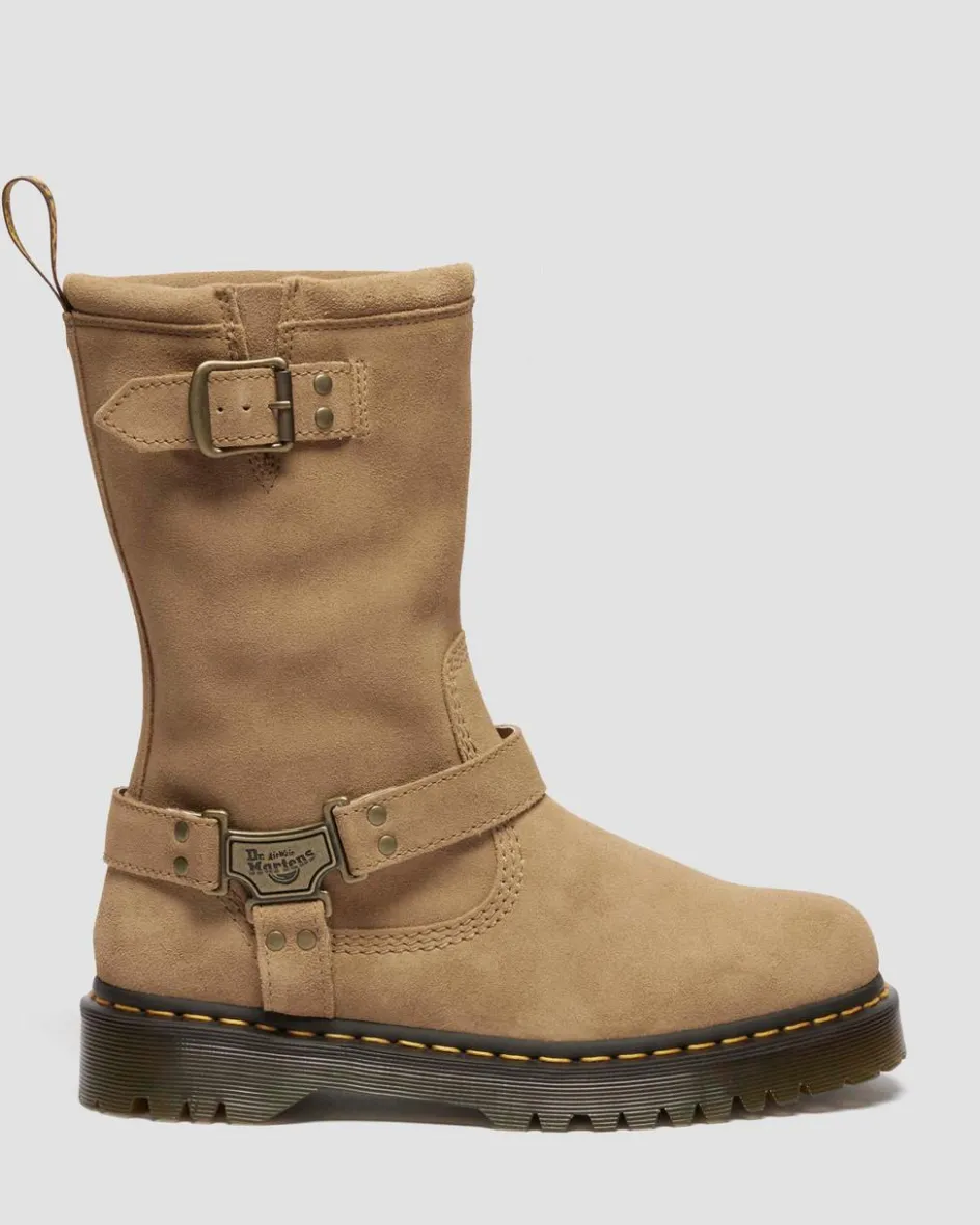 Dr. Martens Last Chance Styles|Last Chance Styles*Anistone Hi in Savannah Tan Savannah Tan — Bronx Suede