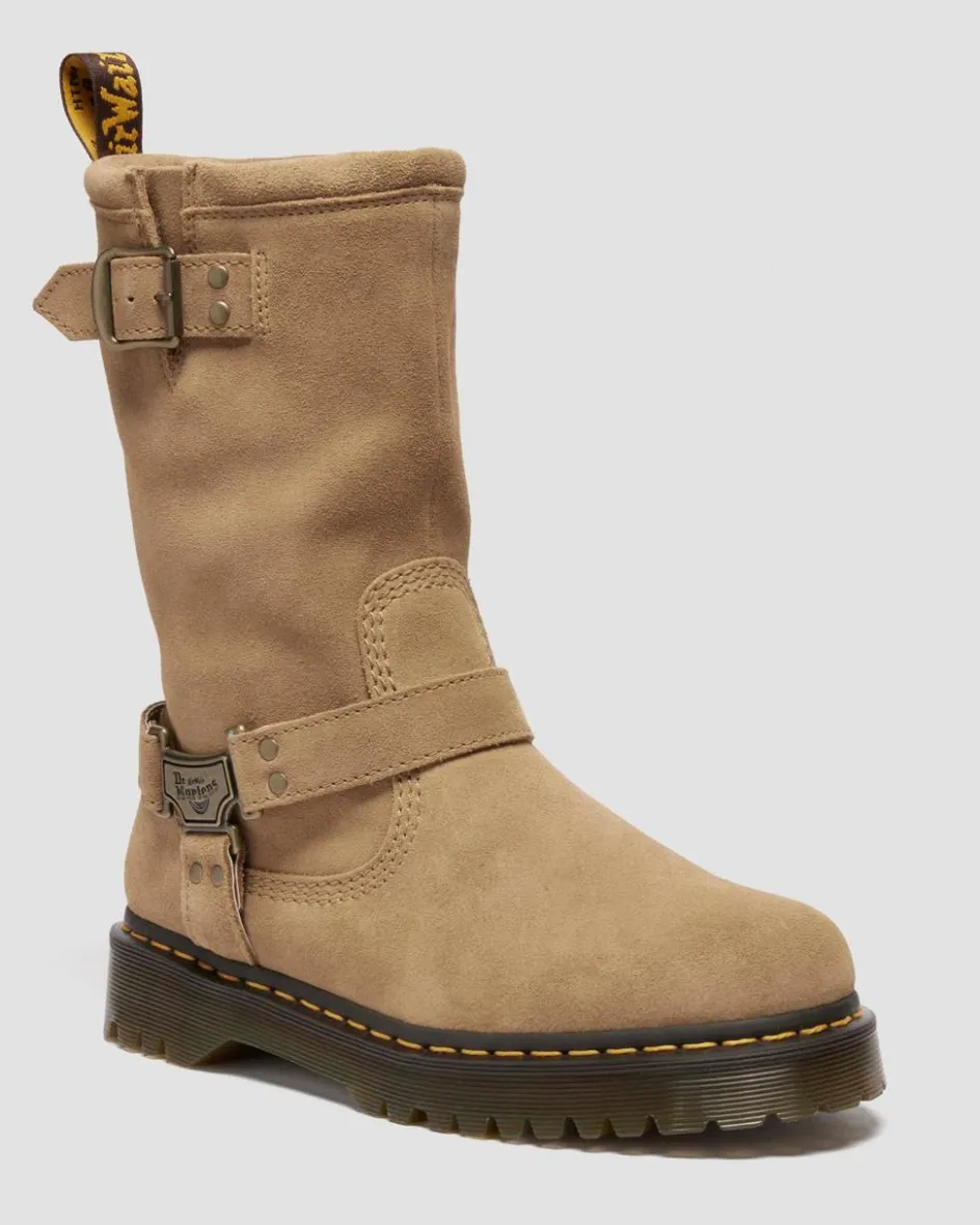 Dr. Martens Last Chance Styles|Last Chance Styles*Anistone Hi in Savannah Tan Savannah Tan — Bronx Suede