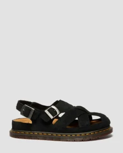 Dr. Martens Last Chance Styles|Last Chance Styles*Archive fisherman suede sandals in Black