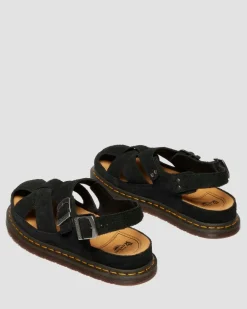 Dr. Martens Last Chance Styles|Last Chance Styles*Archive fisherman suede sandals in Black