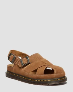 Dr. Martens Last Chance Styles|Last Chance Styles*Archive fisherman suede sandals in Natural Tan