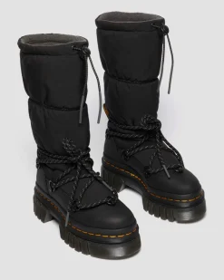 Dr. Martens Winter Boots|Tall And Knee High Boots*Audrick Hi Puffer Boots in Black
