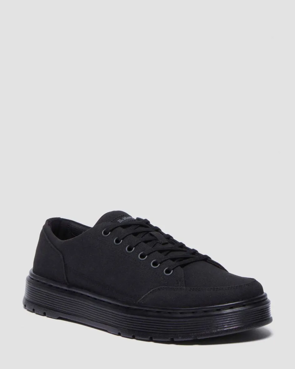 Dr. Martens Shoes|New And Featured*Brookline Canvas Casual Shoes in Black Canvas BLACK CANVAS — Canvas