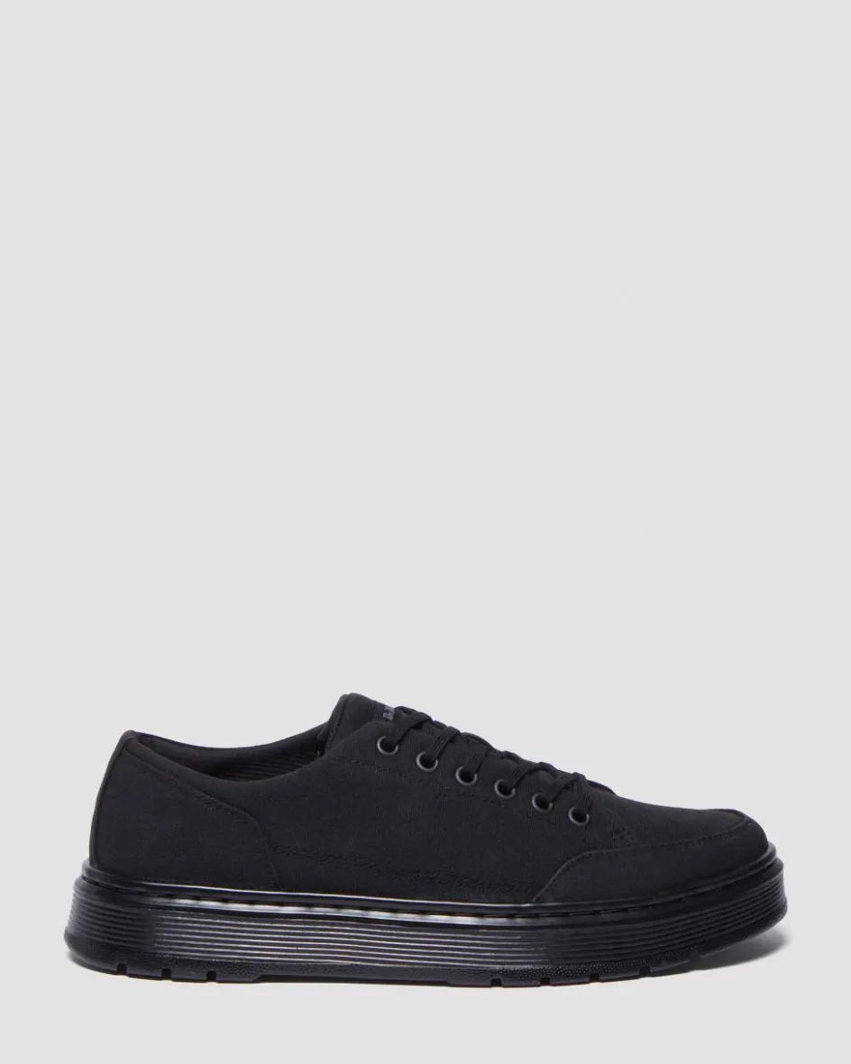 Dr. Martens Shoes|New And Featured*Brookline Canvas Casual Shoes in Black Canvas BLACK CANVAS — Canvas