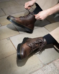 Dr. Martens Boots|Casual Boots*BROOKLINE CHUKKA in Dark Brown Dark Brown — Crazy Horse