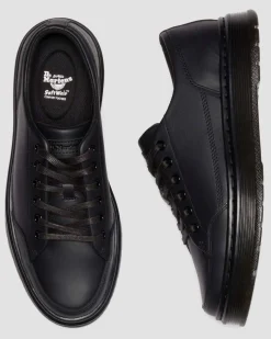 Dr. Martens Shoes|New And Featured*BROOKLINE 6-EYE NAPPA LEATHER SHOES in Black Black — Classic Nappa