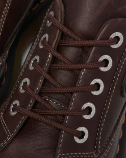 Dr. Martens Shoes|Platform Shoes*Buzz 5-eye Grizzly leather shoes in Dark Brown Dark Brown — Grizzly