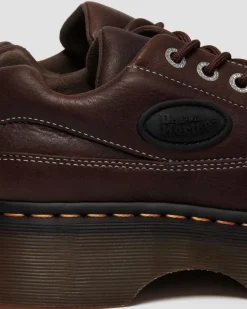 Dr. Martens Shoes|Platform Shoes*Buzz 5-eye Grizzly leather shoes in Dark Brown Dark Brown — Grizzly